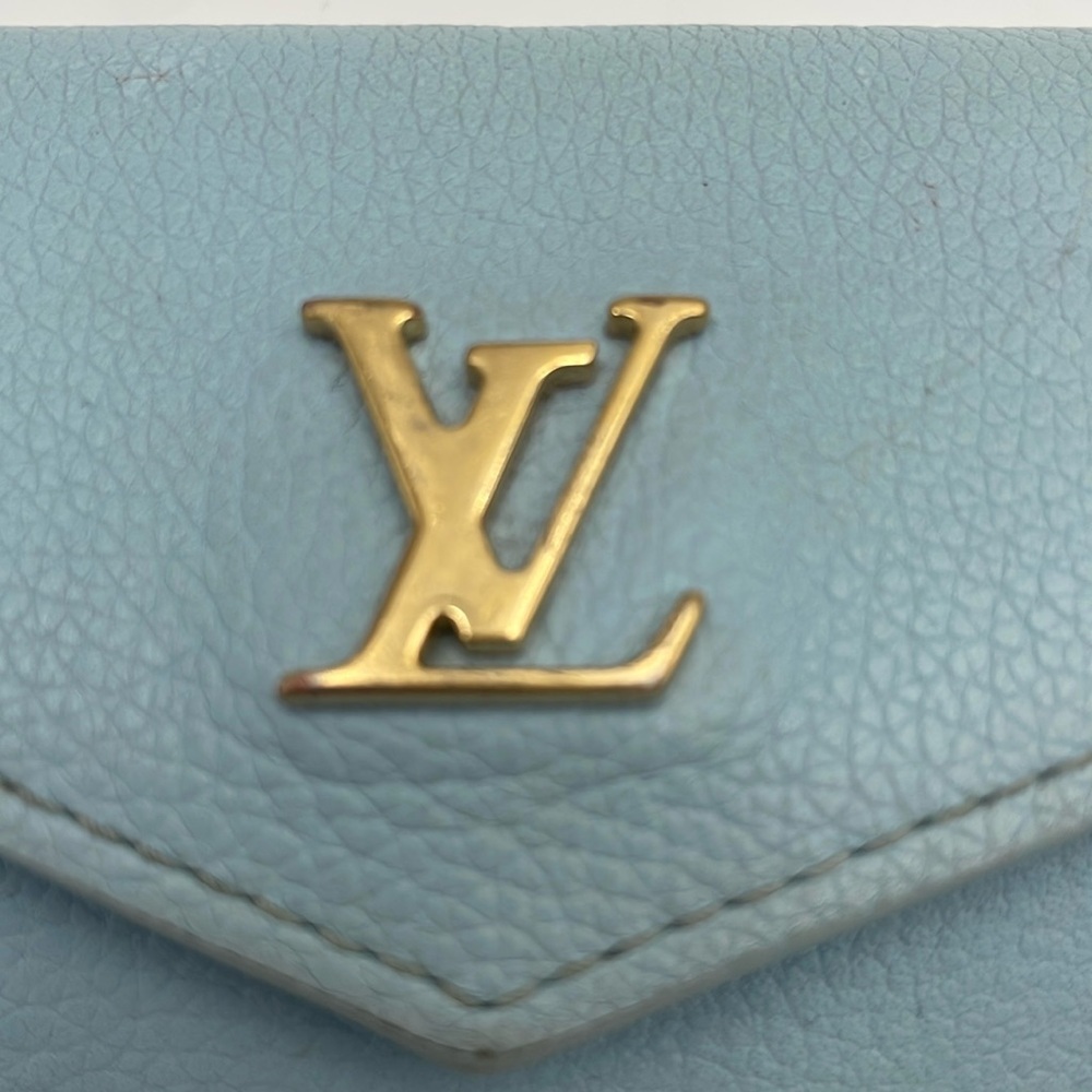 Louis Vuitton rare lock Light mini Blue Wallet - Picture 3 of 16